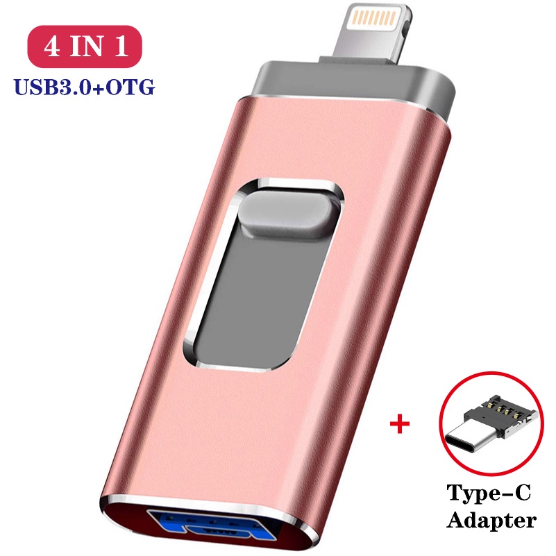 Usb 3.0 OTG Cho iphone 12 / 11 / X / 9 / 8 / 7 / 6 / 5S Pendrive 16GB 32GB 64GB 128GB 256G
