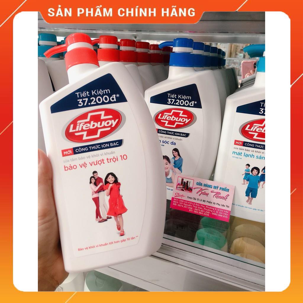 Sữa tắm Lifebuoy bảo vệ vượt trội , diệt khuẩn 99%