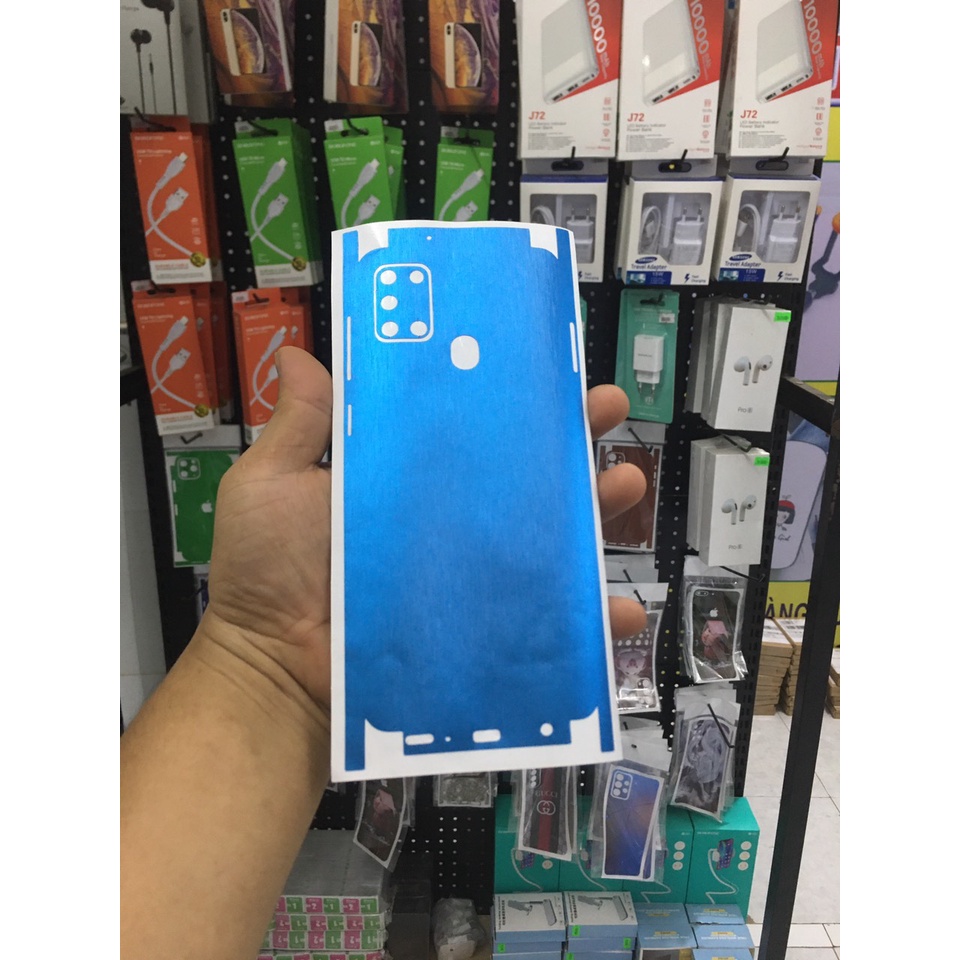 Miếng Dán Skin full viền Samsung A72 / A52 / A32 / A71 / A51 / A31 / A21s / A70 / A22 / A12 / A02s / M51 / A20s chống tr