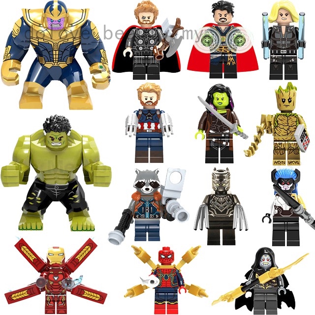 1 Mô Hình Lắp Ráp Lego Nhân Vật Thanos Phim Marvel Avengers Infinity War