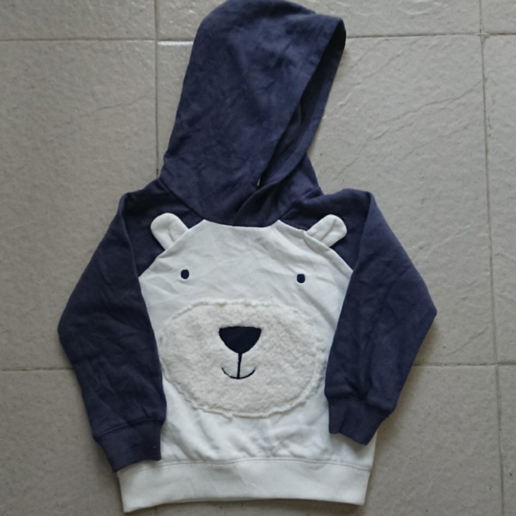 Áo khoác Hoodie gấu cho bé trai và gái