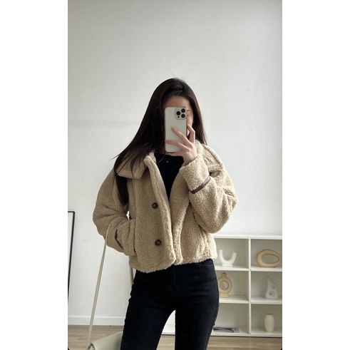 Quần jeans skinny loe cắt gấu orange