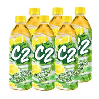 Trà c2 tuyết bạc hà 1 lốc