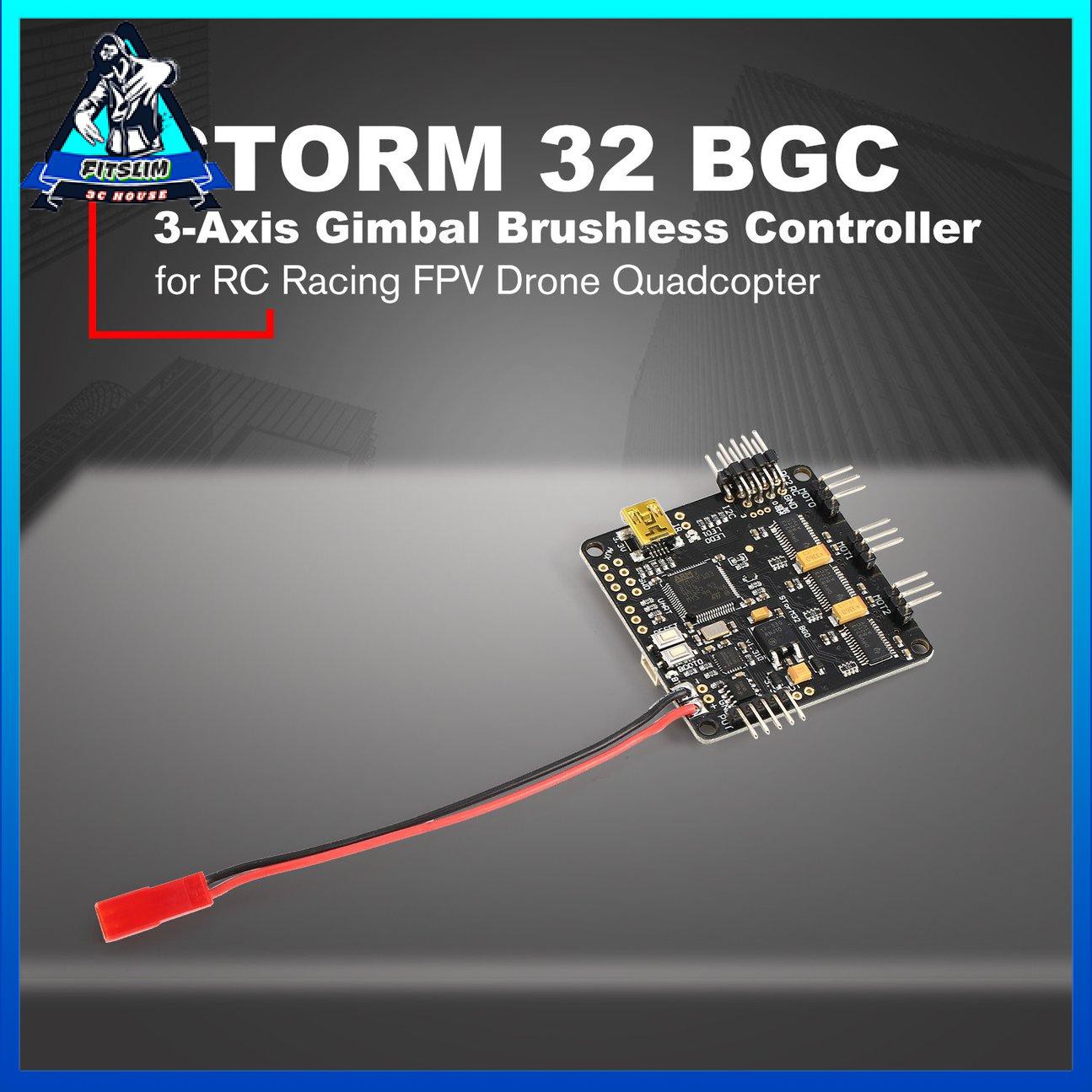 STORM 32 BGC Bộ điều khiển không chổi than Gimbal 3 trục Bảng điều khiển động cơ Bộ cảm biến PTZ