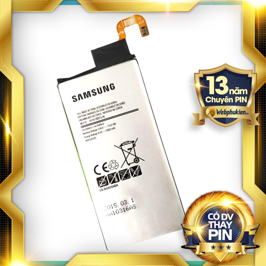 Pin Zin cho Samsung Galaxy S6 Edge (G925) - 2600mAh