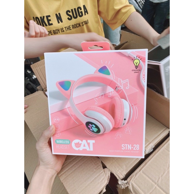 [DEAL SỐC] Tai nghe livestream siêu hot - Tai nghe mèo cute | BigBuy360 - bigbuy360.vn