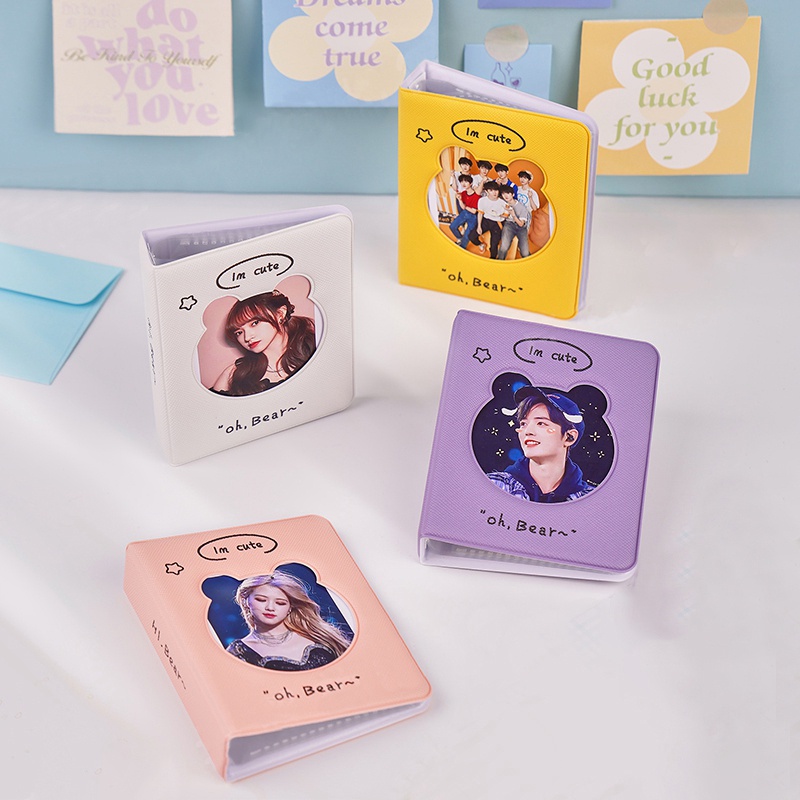 Cuốn Album Ảnh DIY 3 Inch Thiết Kế Sáng Tạo Tiện Lợi Dễ Sử Dụng Giá Đỡ