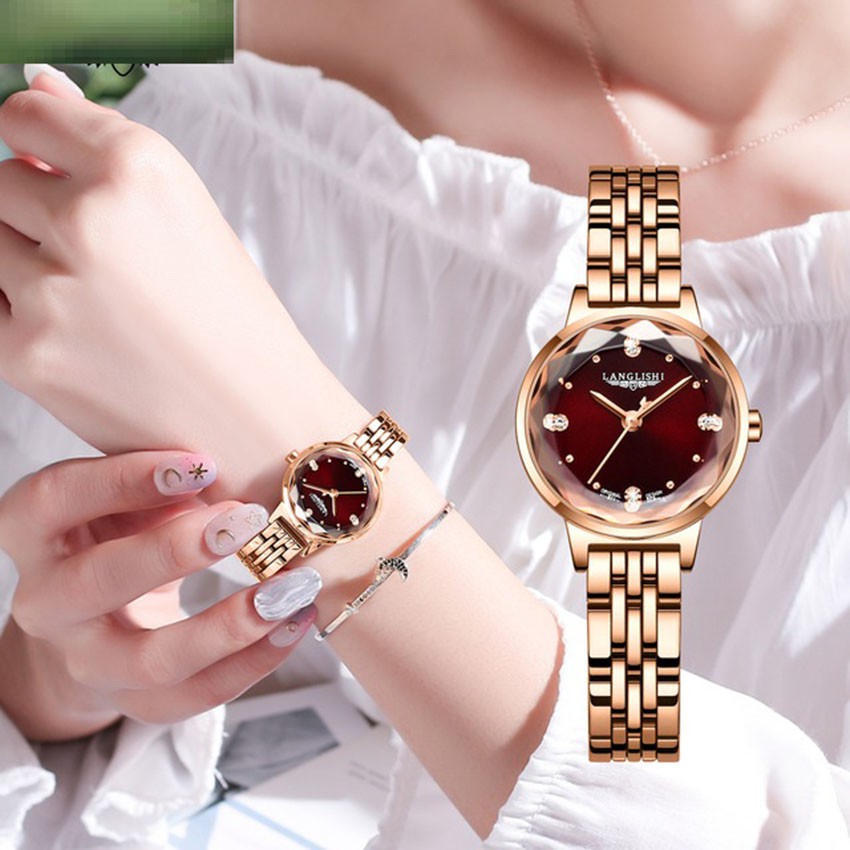 Đồng hồ nữ Langlish dây kim loại đẹp, đồng hồ nữ thời trang nhất,DH01B-lucas shop | BigBuy360 - bigbuy360.vn
