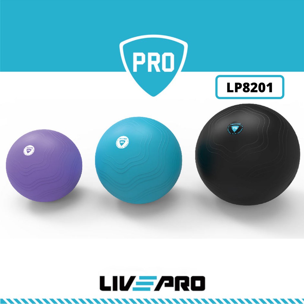 Bóng Yoga Livepro Chính Hãng Mã LP8201 ANTI-BURST CORE-FIT EXERCISE BALL