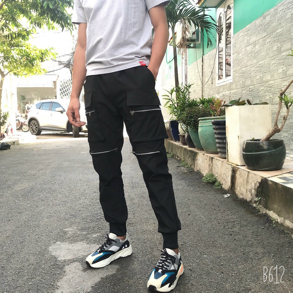 Quần Jogger Nam Kaki Túi Hộp ANH DUY SHOP Thời Trang Đường Phố Phong Cách Hiphop Năng Động Cá Tính JGT15