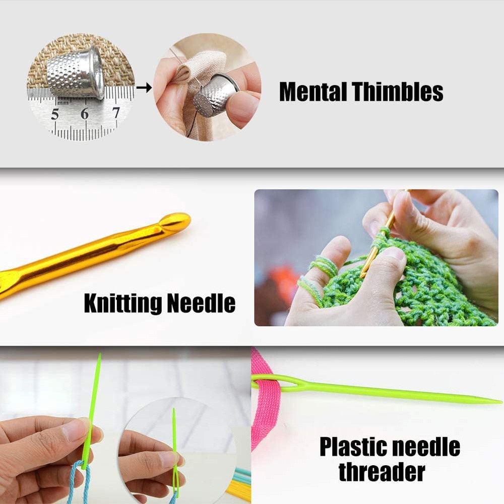 Bộ 128 Dụng Cụ May Vá Thủ Công Kèm Hộp Đựng Tiện Dụng