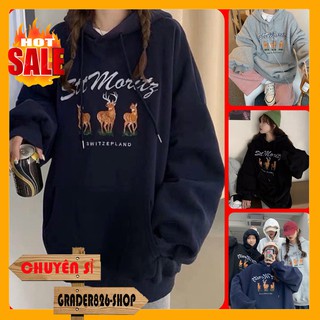 Áo Hoodie Nữ Nam Unisex - Áo Khoác Nỉ ZEPLAND 3 Màu Siêu Hot - Kèm DEAL Sốc Áo Thun