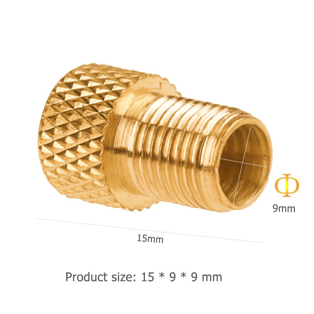 Set 5 đầu nối van lốp xe đạp bằng đồng