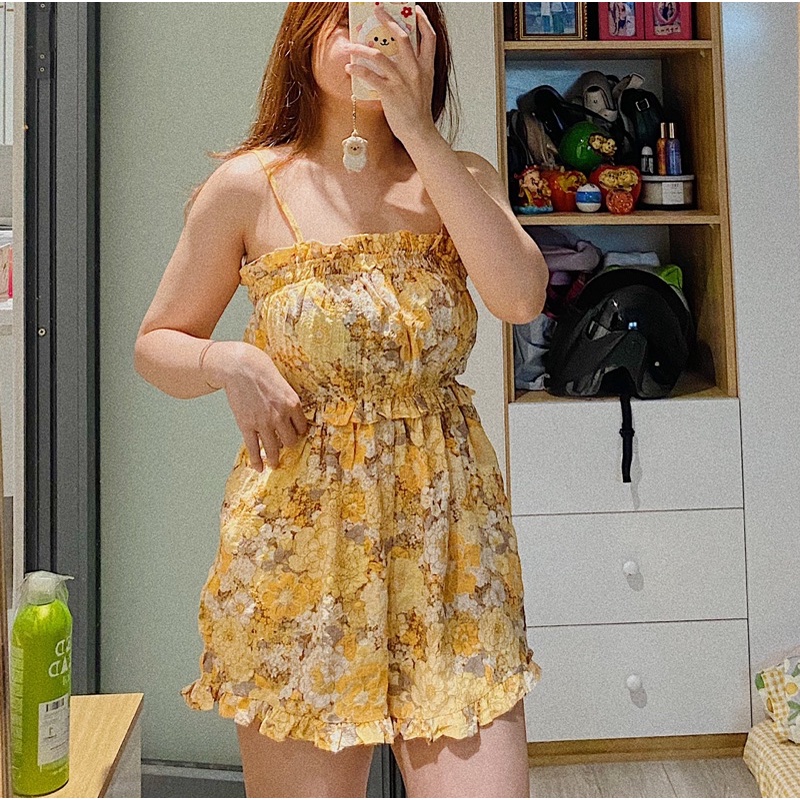 Bộ Jumpsuit hoa