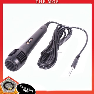 Mic có dây giá rẻ cho âm ly, loa kéo , loa karaoke bluetooth jack 6.5 thông dụng - micro hút giọng, echo độ vang chuẩn
