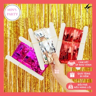 Rèm Kim Tuyến [ RẺ VÔ ĐỊCH ] Đủ màu - 1x2m [ngang 1m dài 2m trang trí background sinh nhật ] Mã A1