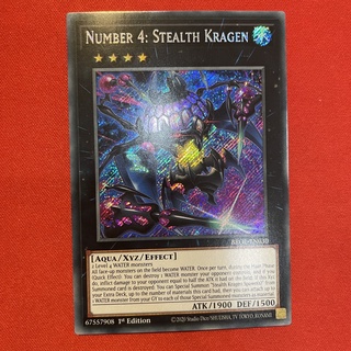 [Thẻ Bài Yugioh Chính Hãng] Number 4: Stealth Kragen