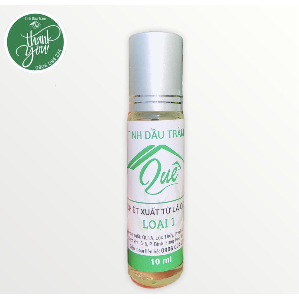 Tinh dầu tràm Quê gốc Huế loại 1 bỏ túi 10ml
