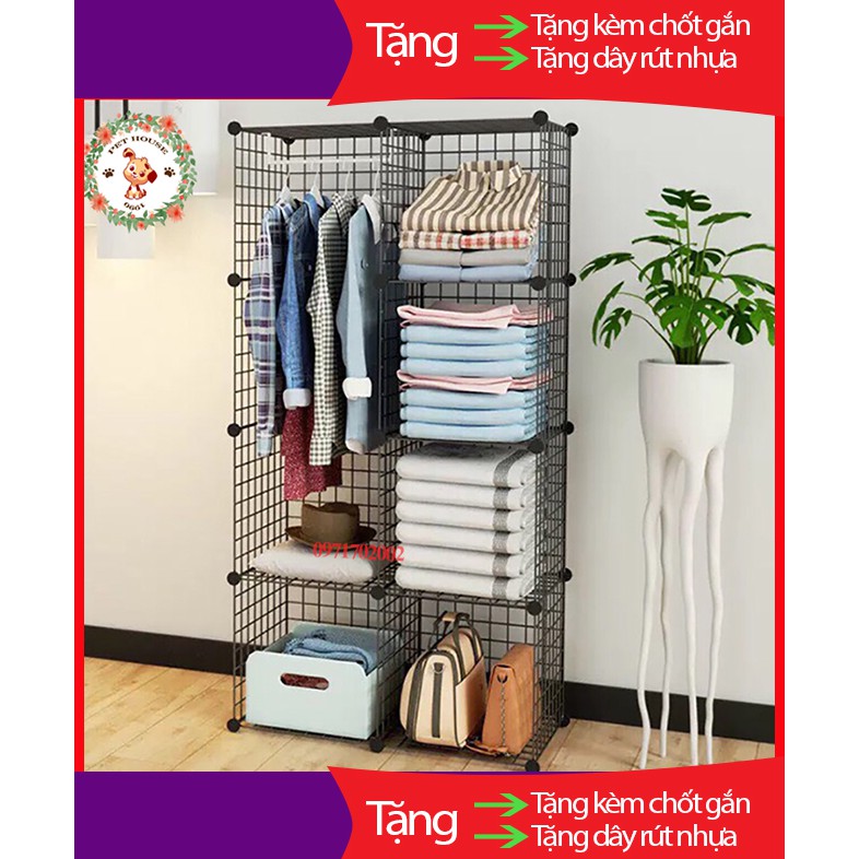 Tấm Lưới Sắt Lắp Ghép (Tặng kèm chốt gắn) Giá rẻ