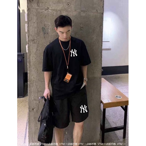sét bộ áo thun+quần short đùi nam nữ in hình
