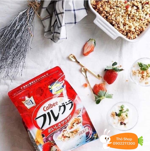Ngũ cốc Calbee Nhật nội địa 800g