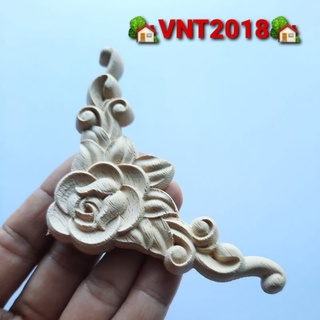 Viền gỗ khắc họa tiết hoa mẫu CS01