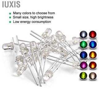 [Iuxishop]Set 100 Đi Ốt Đèn Led 3v 8 Màu Sắc 3mm