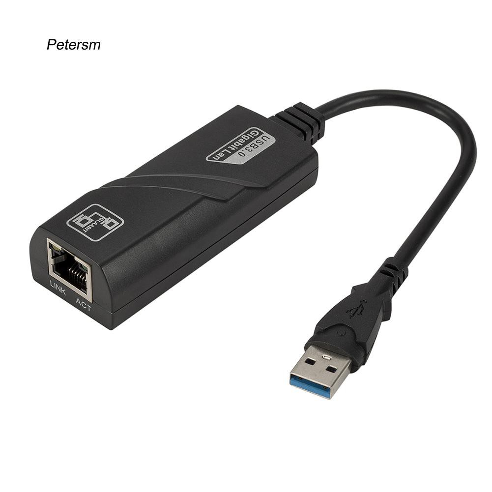 Dây cáp mạng chuyển đổi cổng USB 3.0 sang cổng mạng LAN 10 / 100 / 1000Mbps