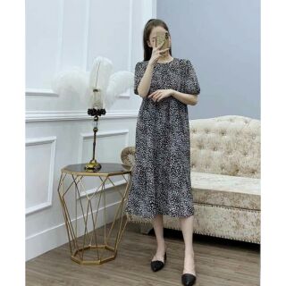 Đầm bầu xinh suông rộng