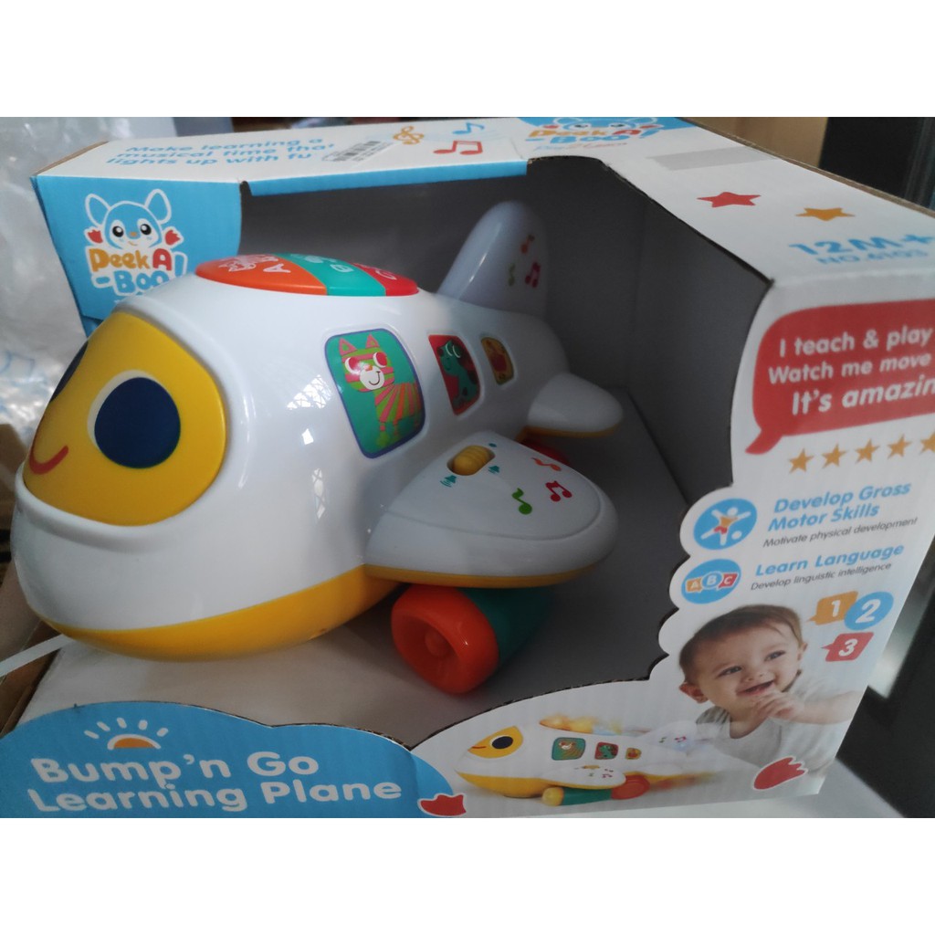 Máy bay có nhạc và đèn Peek A Boo 6103