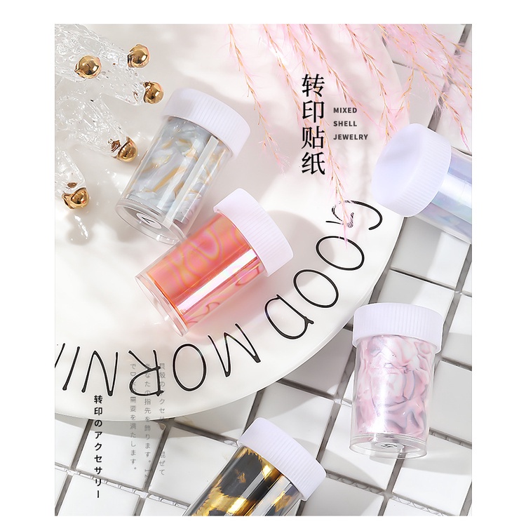 [Hàng mới về] Giấy chuyển họa tiết bầu trời đầy sao dùng để trang trí móng tay