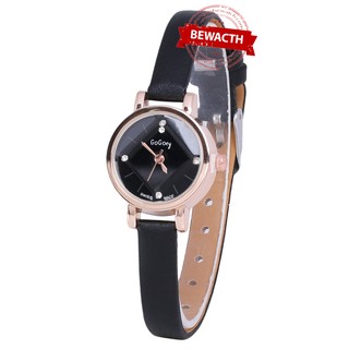 Đồng hồ nữ dây da Bewatch Đen
