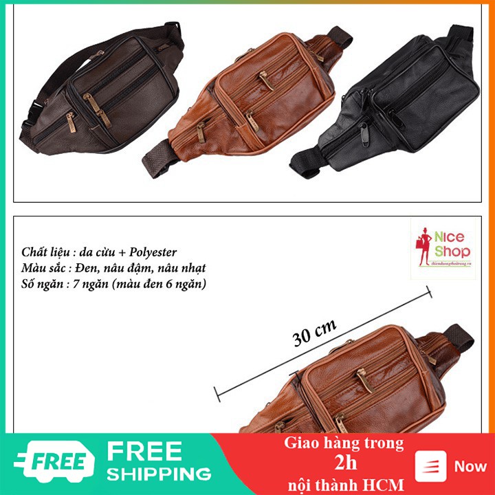 Túi xách zipper nam đeo hông đựng đồ độc lạ - VI0007