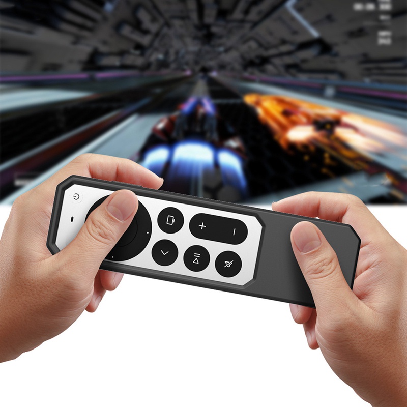 Silicone Vỏ Bọc Điều Khiển Từ Xa Bằng Silicon Mềm Chống Sốc Chống Trượt Cho apple-Tivi 4k remote 2021 Ốp