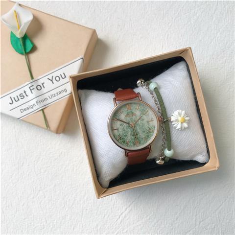 Winner Đồng Hồ Đeo Tay Mặt Nhỏ Thời Trang Nữ Đơn Giản Phong Cách retro Mùa Hè Mát Mẻ Giản Đơn Giản