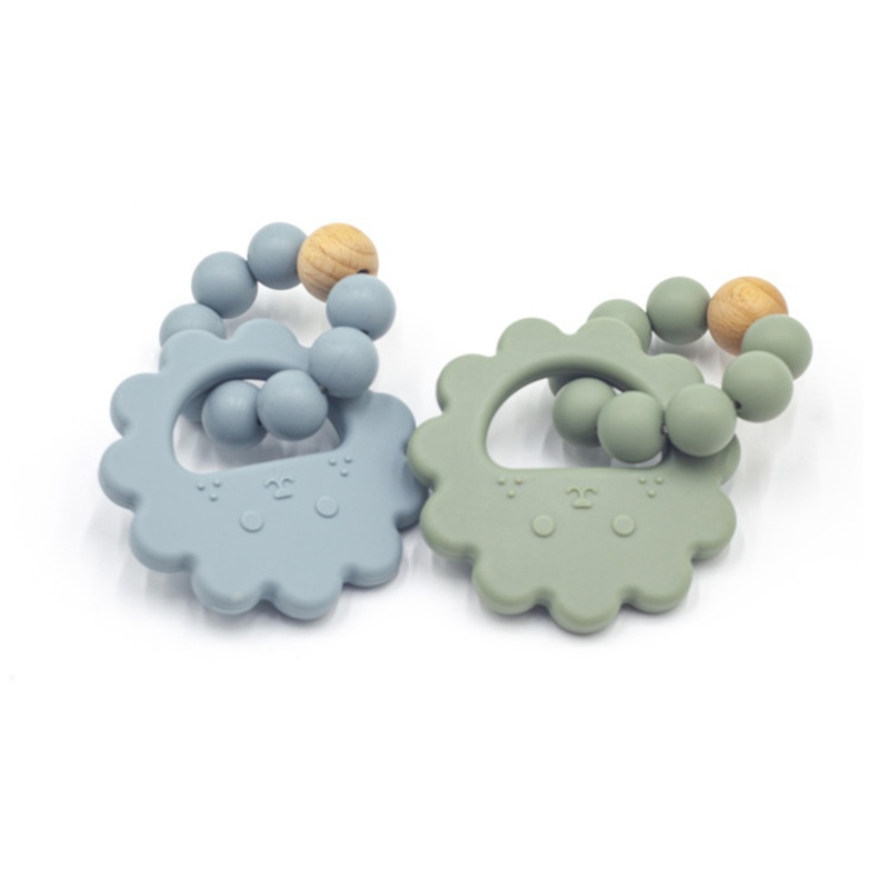 Đồ Chơi Lục Lạc Cầm Tay Bằng Silicone DIY Dành Cho Trẻ Sơ Sinh