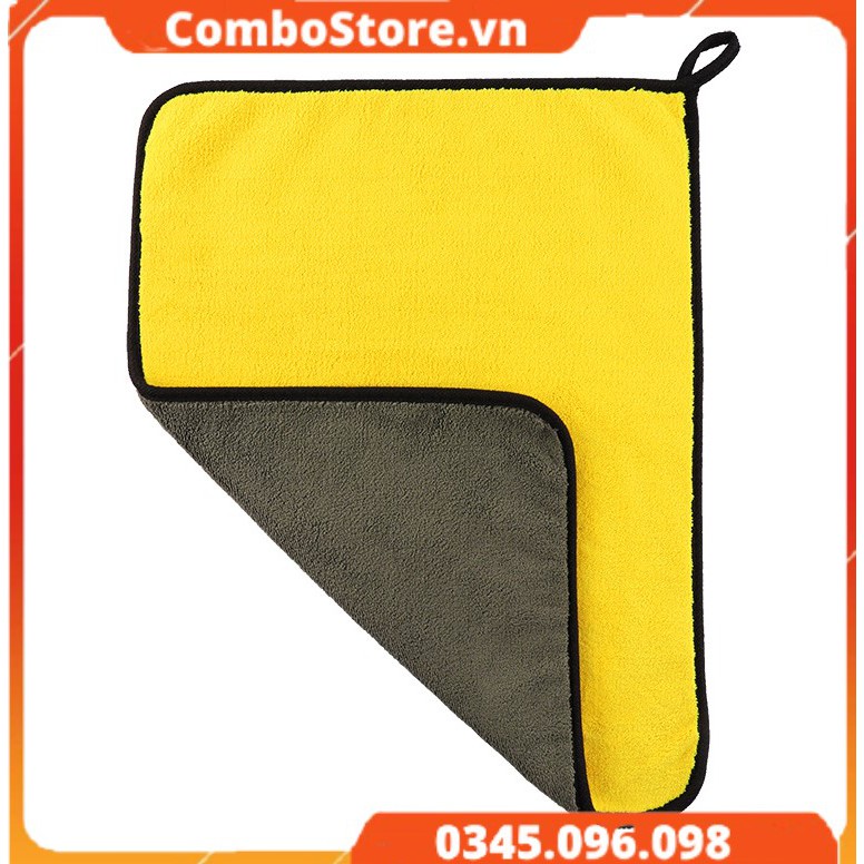 Khăn lau ô tô xe hơi đa năng 2 lớp siêu dày siêu thấm