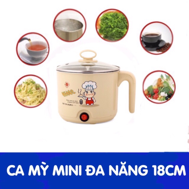Ca nấu mỳ 18cm đa năng