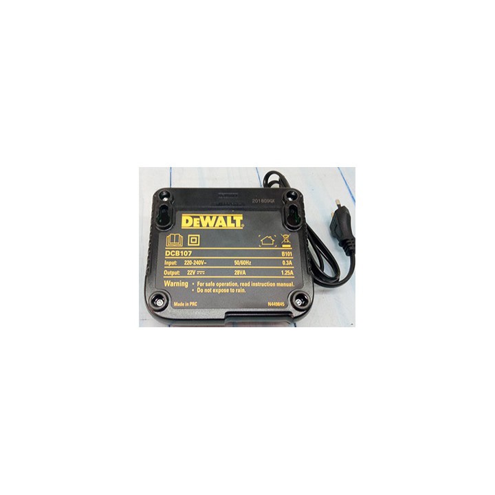 Bộ Sạc Pin Dewalt 10.8v-20v DCB107-b1