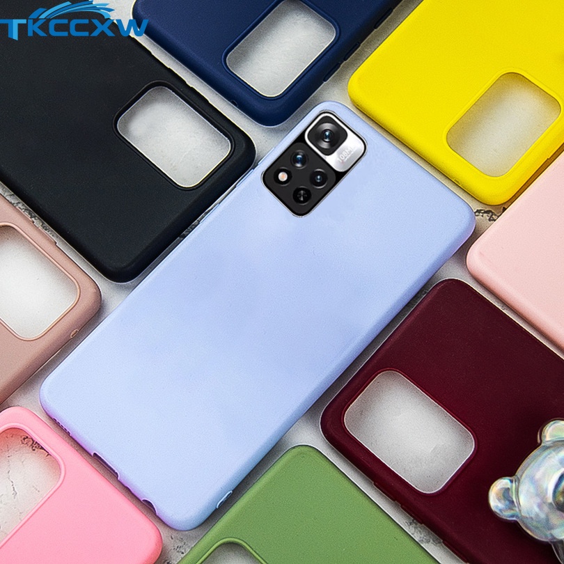 Ốp Điện Thoại TPU Mềm Siêu Mỏng Màu Kẹo Sang Trọng Cho Xiaomi Mi 12X 11T 12 Pro Redmi K50 Pro
