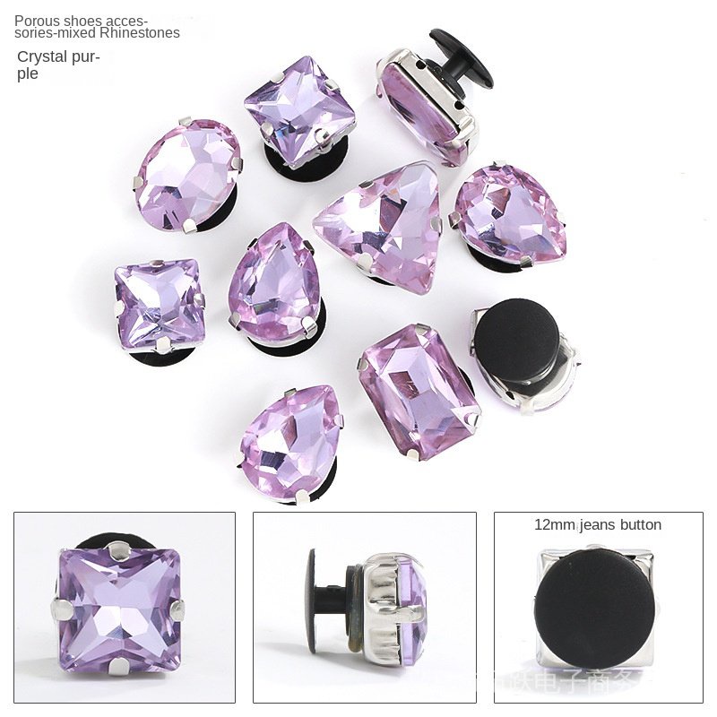 BLINGBLING shoe charms gắn dép cross dép cross cros dép cá sấu sandal-AA24