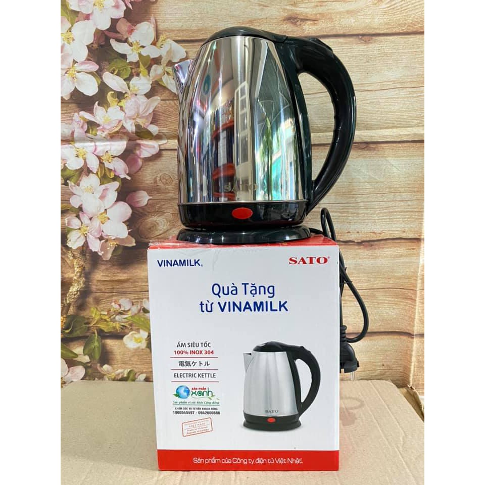 ẤM SIÊU TỐC INOX 1.8L SATO Hkm Vinamilk