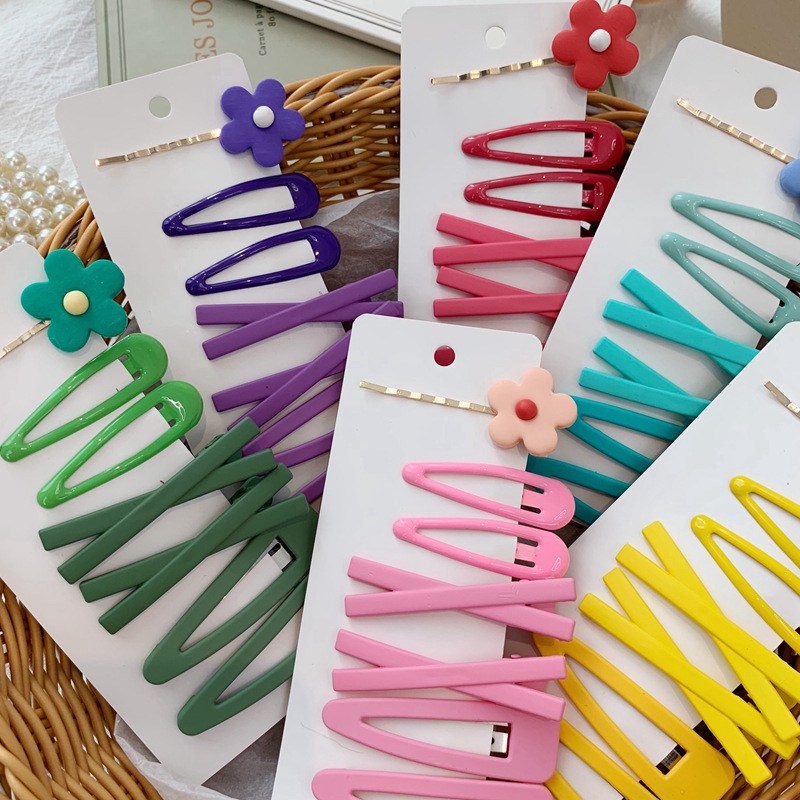 Set 7 kẹp tóc thời trang Hàn Quốc cho nữ