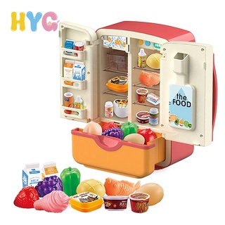 Đồ chơi mô hình tủ lạnh nhà bếp HYG Toys giáo dục cho bé trai và bé gái