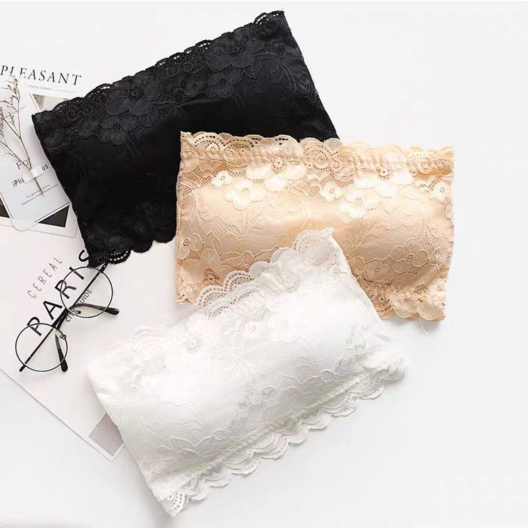 Áo Bra ren hoa hai dây croptop quyến rũ BR100