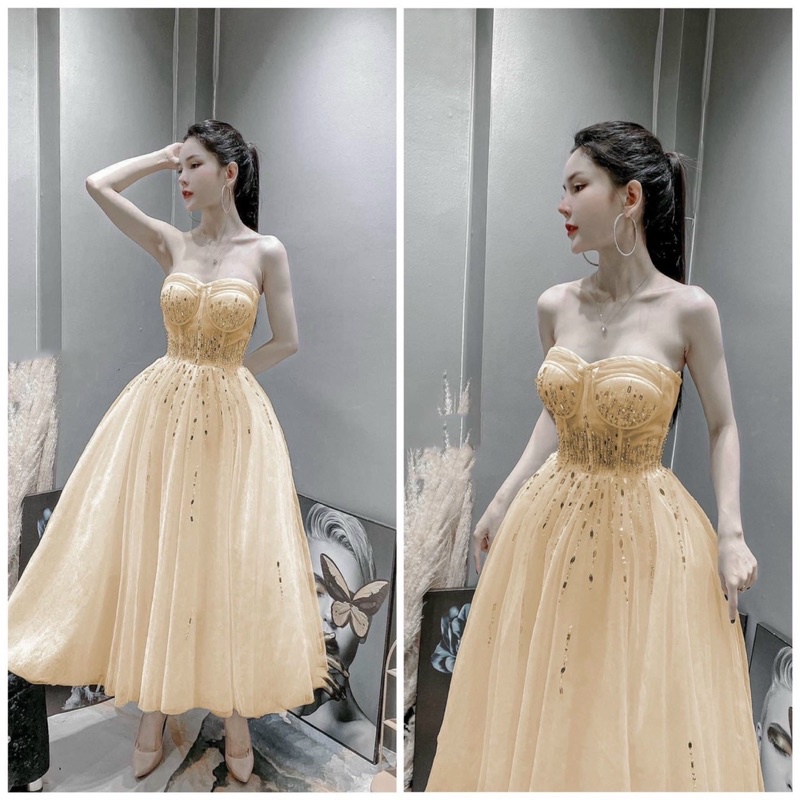 MS1299V ĐẦM XOÈ CUP KẾT ĐÁ full size S/M/L/XL