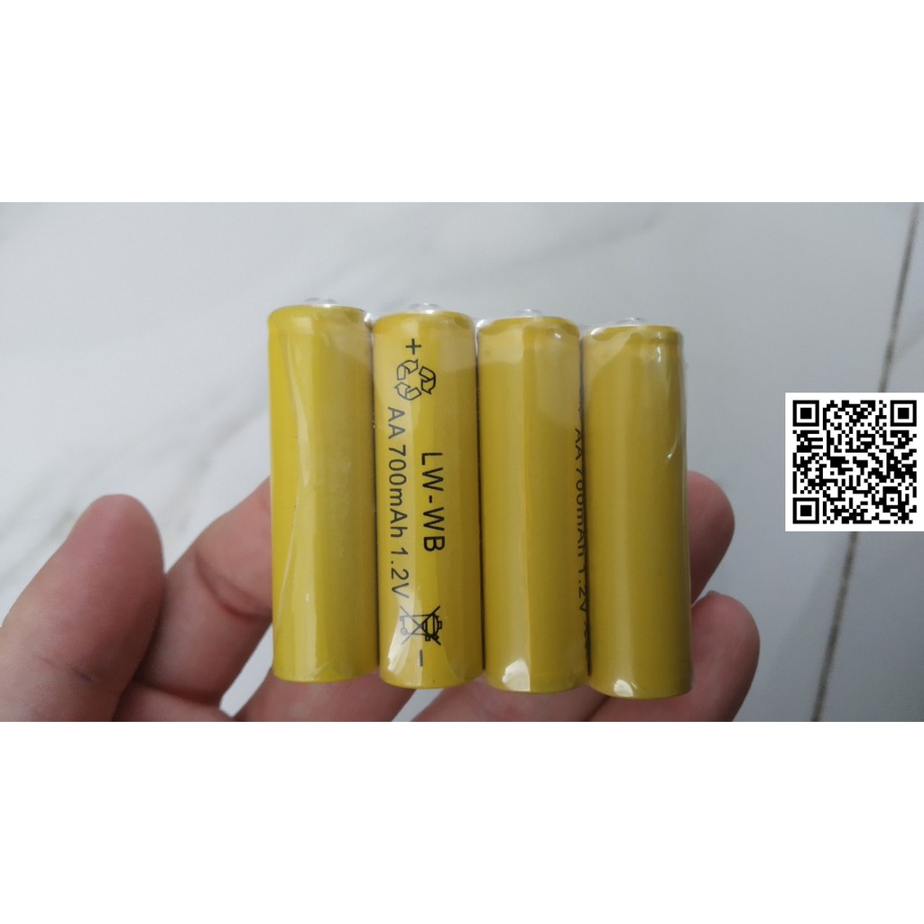 Pin sạc AA 700mAh 986