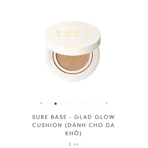 Phấn nước SURE BASE - GLAD GLOW CUSHION, NUDY STEADY CUSHION 13ml