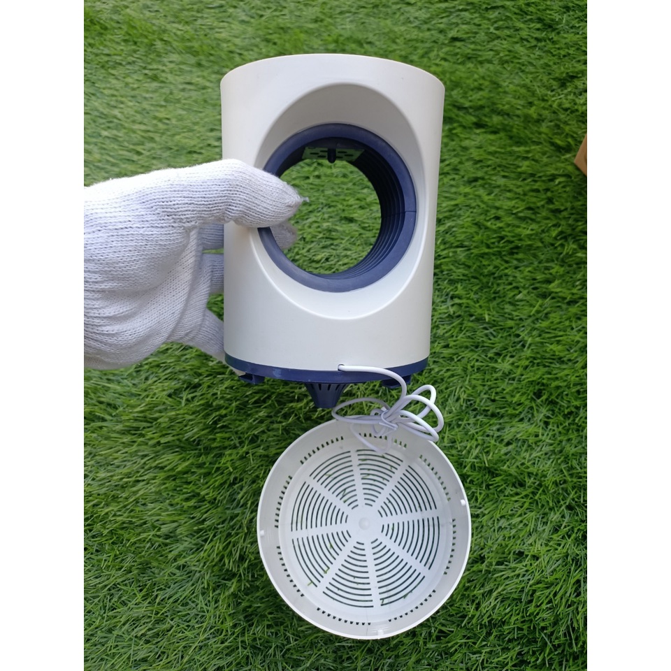 MÁY BẮT MUỖI HÌNH TRỤ ĐÈN LED XANH DƯƠNG