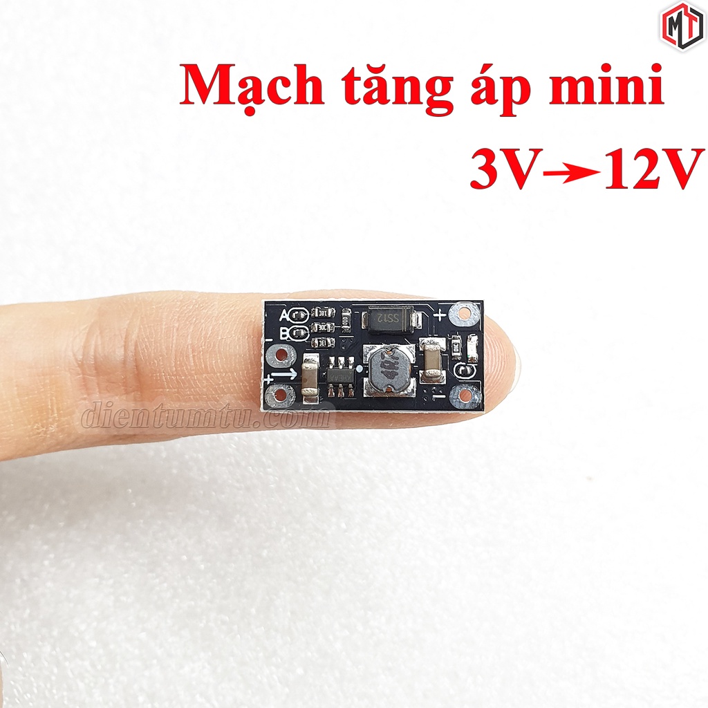 Mạch Tăng Áp Mini DC-DC Từ 3V Lên 5V / 8V / 9V / 12V
